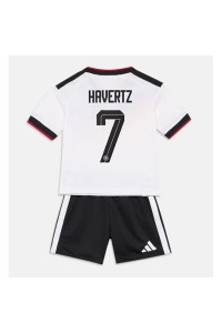 Saksa Kai Havertz #7 Jalkapallovaatteet Lasten Kotipeliasu MM-kisat 2026 Lyhythihainen (+ Lyhyet housut)